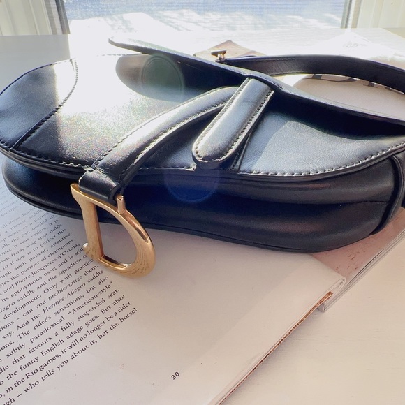 Dior Mini Saddle Bag Black Calfskin - Picture 5 of 6